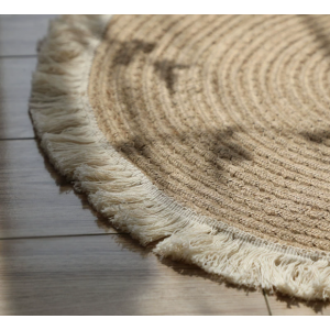 Nordic Jute Hemp Tassel Rug